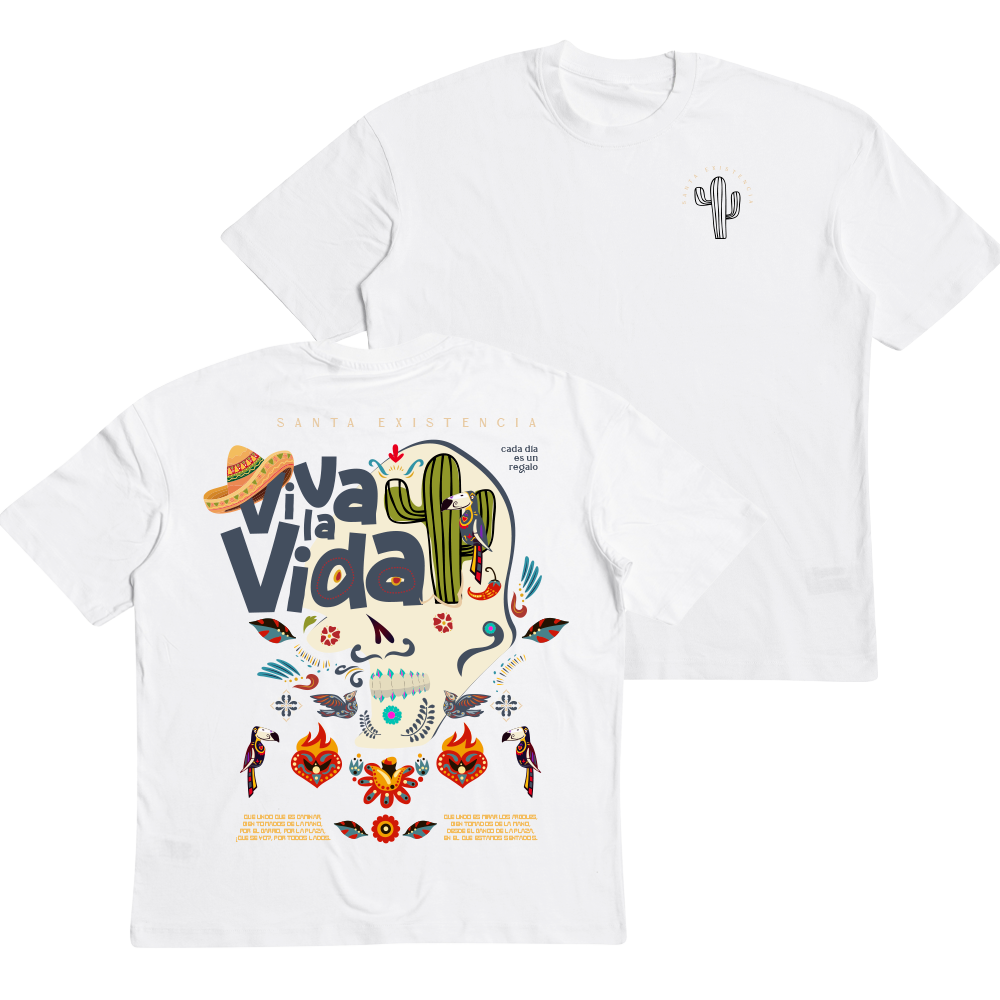 Viva Shell Merch Oversized Viva la Vida Tee - Trendy and Comfortable Fashion Choice ...